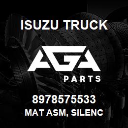 8978575533 Isuzu Truck MAT ASM, SILENC | AGA Parts