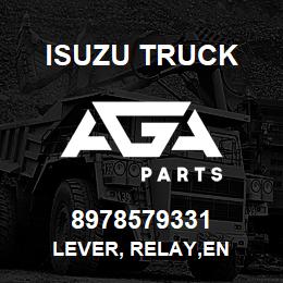 8978579331 Isuzu Truck LEVER, RELAY,EN | AGA Parts