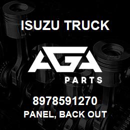 8978591270 Isuzu Truck PANEL, BACK OUT | AGA Parts