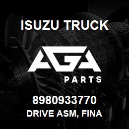 8980933770 Isuzu Truck DRIVE ASM, FINA | AGA Parts