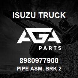 8980977900 Isuzu Truck PIPE ASM, BRK 2 | AGA Parts