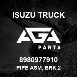 8980977910 Isuzu Truck PIPE ASM, BRK,2 | AGA Parts