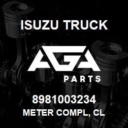 8981003234 Isuzu Truck METER COMPL, CL | AGA Parts