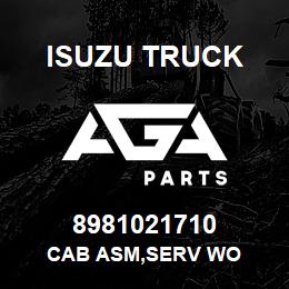 8981021710 Isuzu Truck CAB ASM,SERV WO | AGA Parts