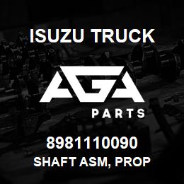 8981110090 Isuzu Truck SHAFT ASM, PROP | AGA Parts
