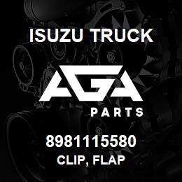 8981115580 Isuzu Truck CLIP, FLAP | AGA Parts