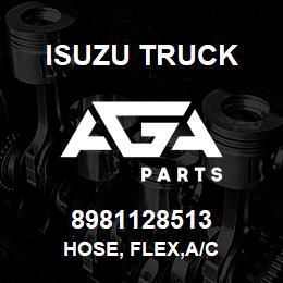 8981128513 Isuzu Truck HOSE, FLEX,A/C | AGA Parts