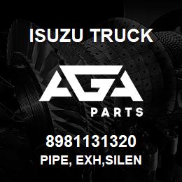 8981131320 Isuzu Truck PIPE, EXH,SILEN | AGA Parts