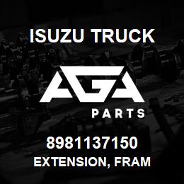 8981137150 Isuzu Truck EXTENSION, FRAM | AGA Parts