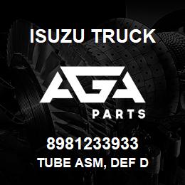 8981233933 Isuzu Truck TUBE ASM, DEF D | AGA Parts