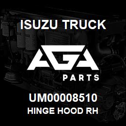 UM00008510 Isuzu Truck HINGE HOOD RH | AGA Parts