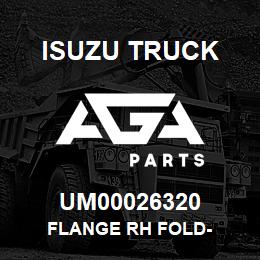 UM00026320 Isuzu Truck FLANGE RH FOLD- | AGA Parts