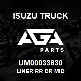 UM00033830 Isuzu Truck LINER RR DR MID | AGA Parts