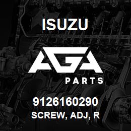 9126160290 Isuzu SCREW, ADJ, R | AGA Parts