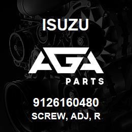 9126160480 Isuzu SCREW, ADJ, R | AGA Parts