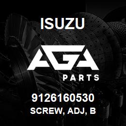 9126160530 Isuzu SCREW, ADJ, B | AGA Parts