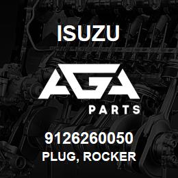 9126260050 Isuzu PLUG, ROCKER | AGA Parts