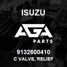 9132600410 Isuzu C VALVE, RELIEF | AGA Parts