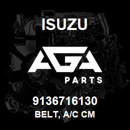 9136716130 Isuzu BELT, A/C CM | AGA Parts