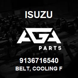 9136716540 Isuzu BELT, COOLING F | AGA Parts