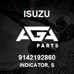 9142192860 Isuzu INDICATOR, S | AGA Parts