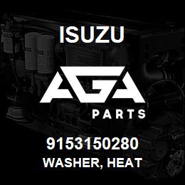 9153150280 Isuzu WASHER, HEAT | AGA Parts