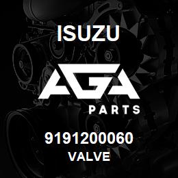 9191200060 Isuzu VALVE | AGA Parts