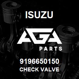 9196650150 Isuzu CHECK VALVE | AGA Parts