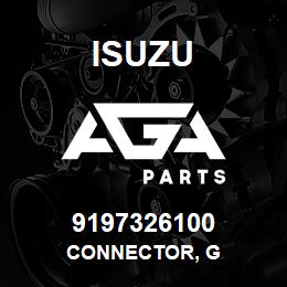 9197326100 Isuzu CONNECTOR, G | AGA Parts