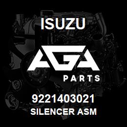 9221403021 Isuzu SILENCER ASM | AGA Parts