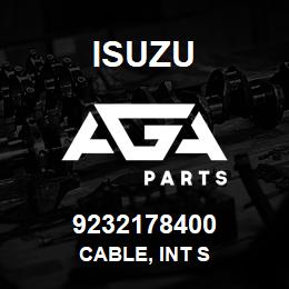 9232178400 Isuzu CABLE, INT S | AGA Parts