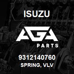 9312140760 Isuzu SPRING, VLV | AGA Parts