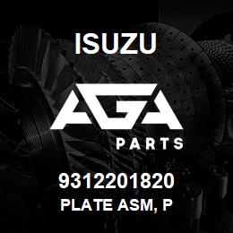 9312201820 Isuzu PLATE ASM, P | AGA Parts