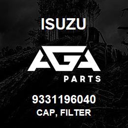 9331196040 Isuzu CAP, FILTER | AGA Parts