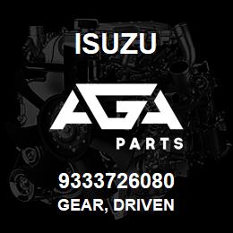 9333726080 Isuzu GEAR, DRIVEN | AGA Parts