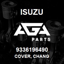 9336196490 Isuzu COVER, CHANG | AGA Parts