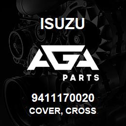 9411170020 Isuzu COVER, CROSS | AGA Parts