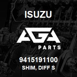 9415191100 Isuzu SHIM, DIFF S | AGA Parts