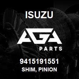 9415191551 Isuzu SHIM, PINION | AGA Parts