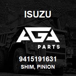 9415191631 Isuzu SHIM, PINION | AGA Parts