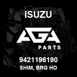 9421196190 Isuzu SHIM, BRG HO | AGA Parts