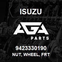 9423330190 Isuzu NUT, WHEEL, FRT | AGA Parts