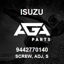 9442770140 Isuzu SCREW, ADJ, S | AGA Parts