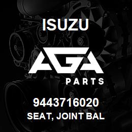 9443716020 Isuzu SEAT, JOINT BAL | AGA Parts