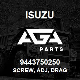 9443750250 Isuzu SCREW, ADJ, DRAG | AGA Parts