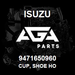 9471650960 Isuzu CUP, SHOE HO | AGA Parts