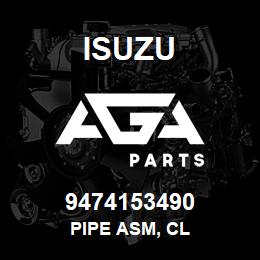 9474153490 Isuzu PIPE ASM, CL | AGA Parts