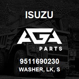 9511690230 Isuzu WASHER, LK, S | AGA Parts