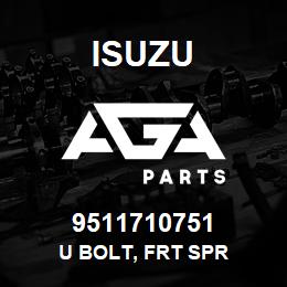 9511710751 Isuzu U BOLT, FRT SPR | AGA Parts