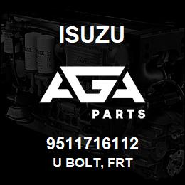 9511716112 Isuzu U BOLT, FRT | AGA Parts